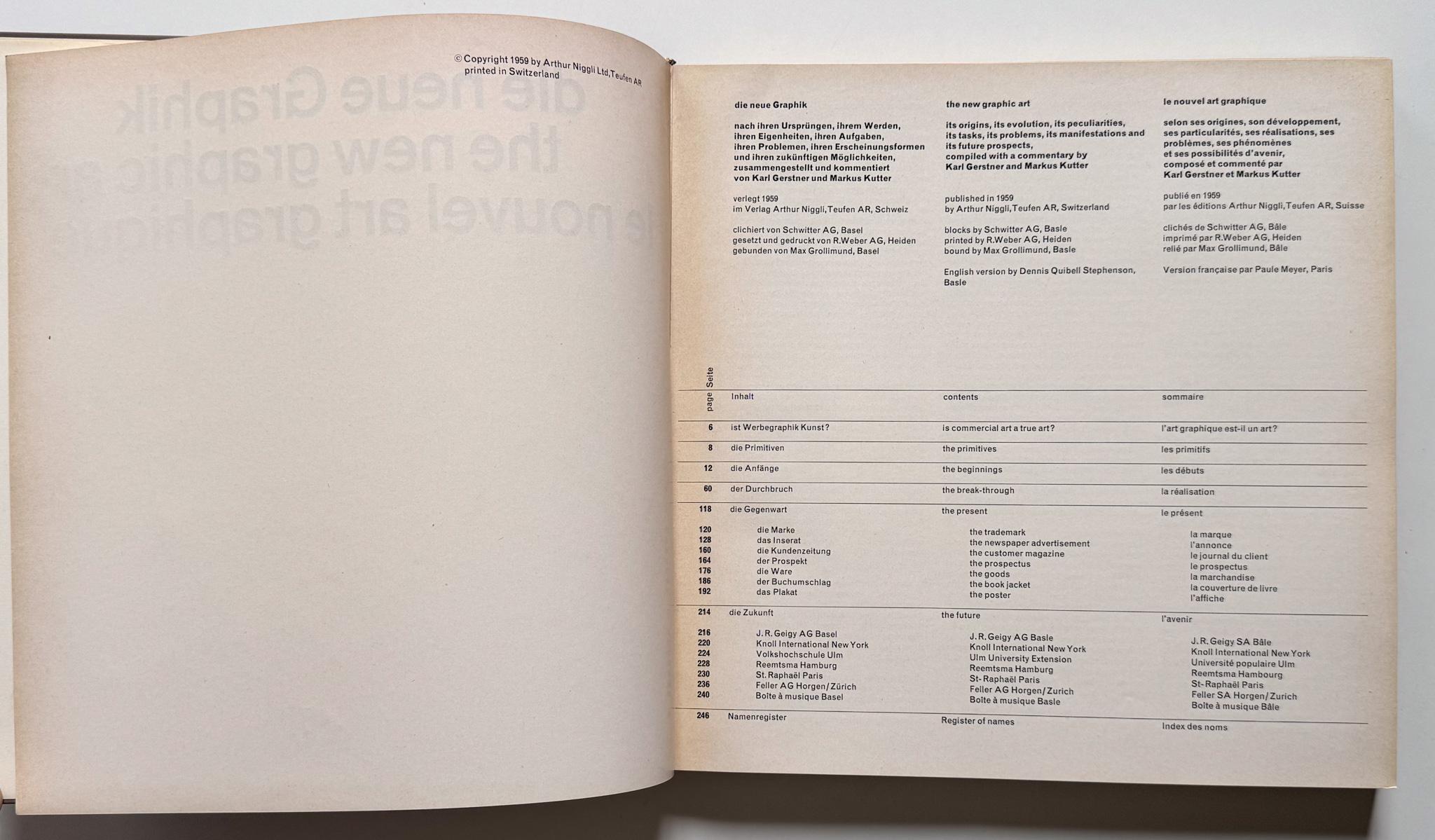 Die Neue Graphik/The New Graphic Art/Le Nouvel Art Graphique (Association Copy) In Good Condition For Sale In New York, NY