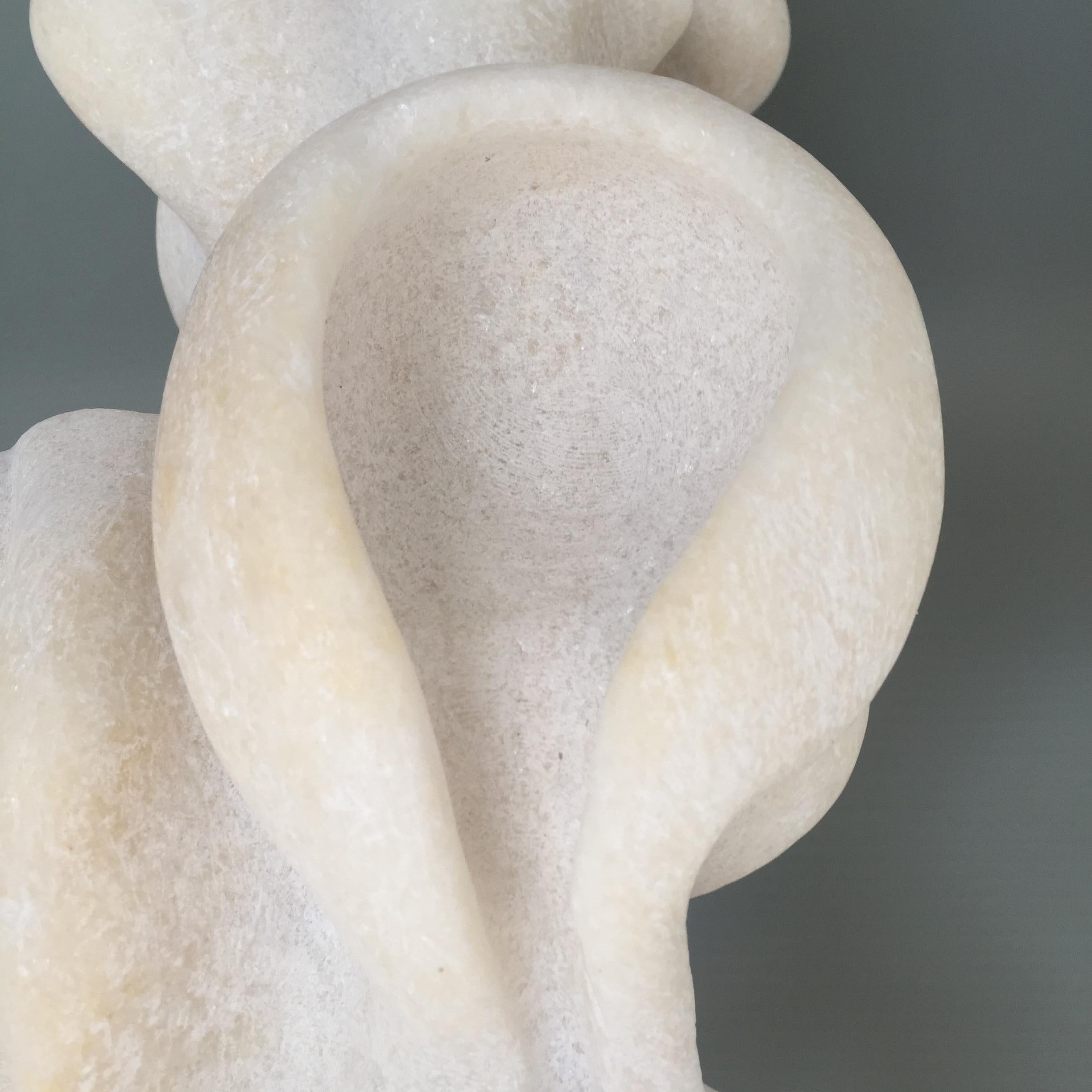 Modern Die Vielnährende, Rare Naxian Marble Sculpture by Tom von Kaenel