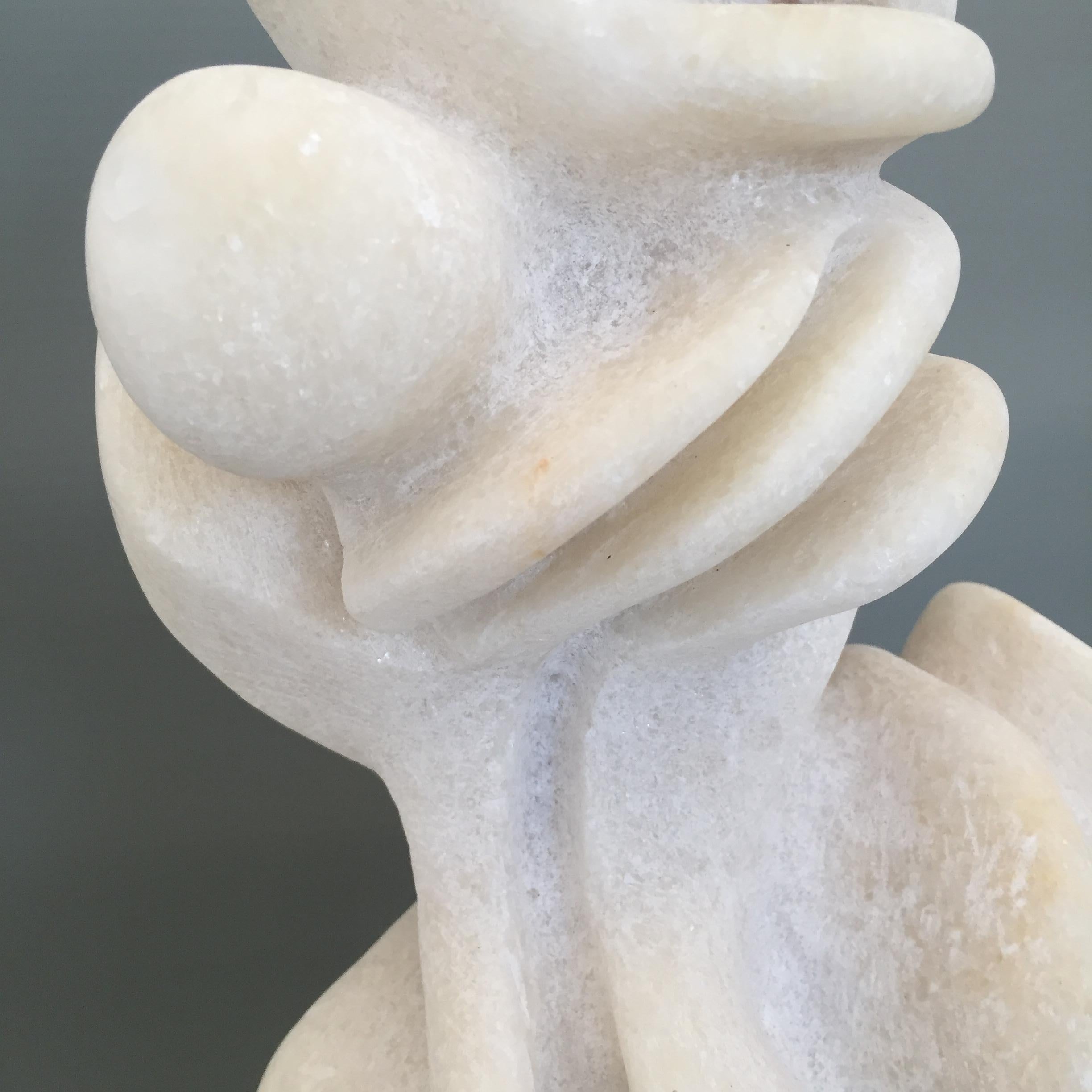Greek Die Vielnährende, Rare Naxian Marble Sculpture by Tom von Kaenel