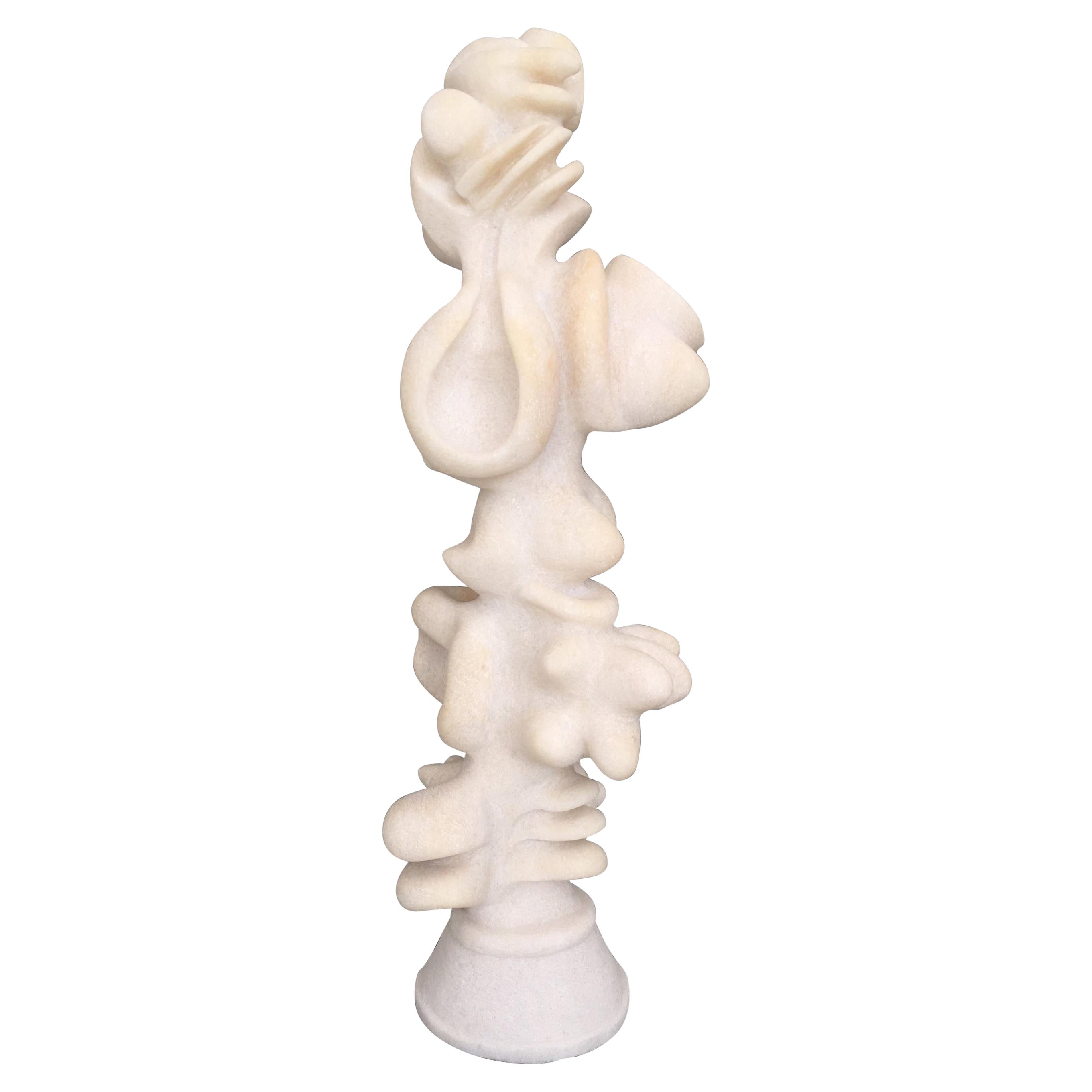 Die Vielnährende, Rare Naxian Marble Sculpture by Tom von Kaenel For Sale
