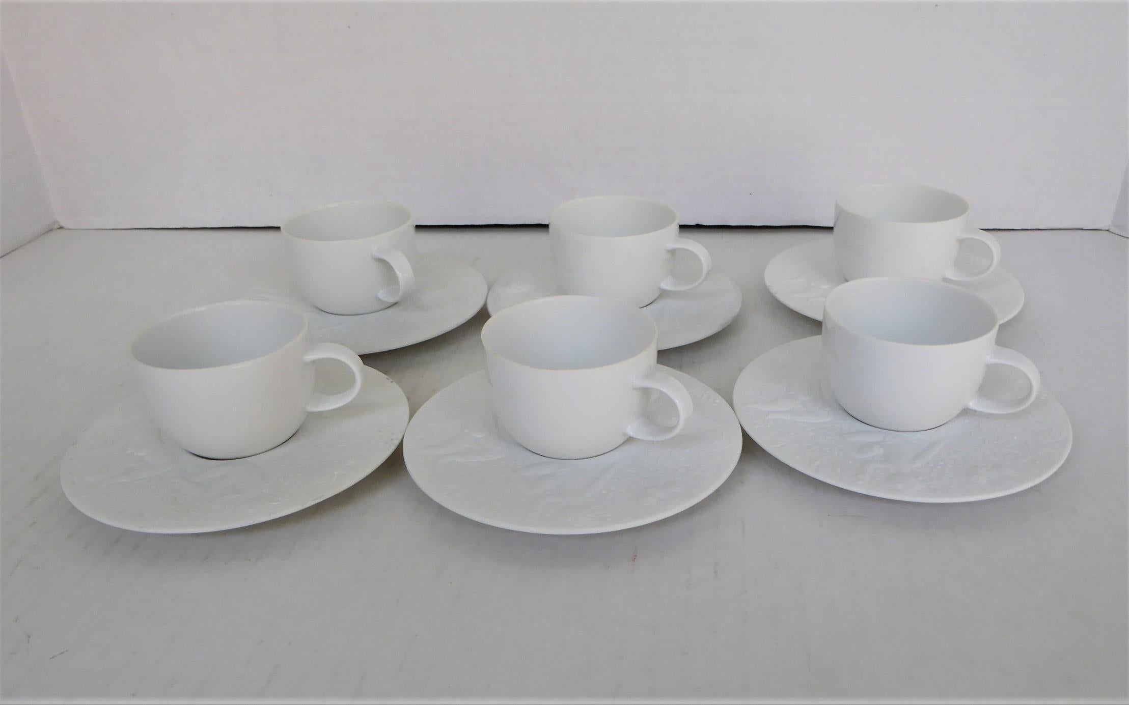 German Die Zauberflötte the Magic Flute Bjørn Wiinblad for Rosenthal Espresso Set For Sale