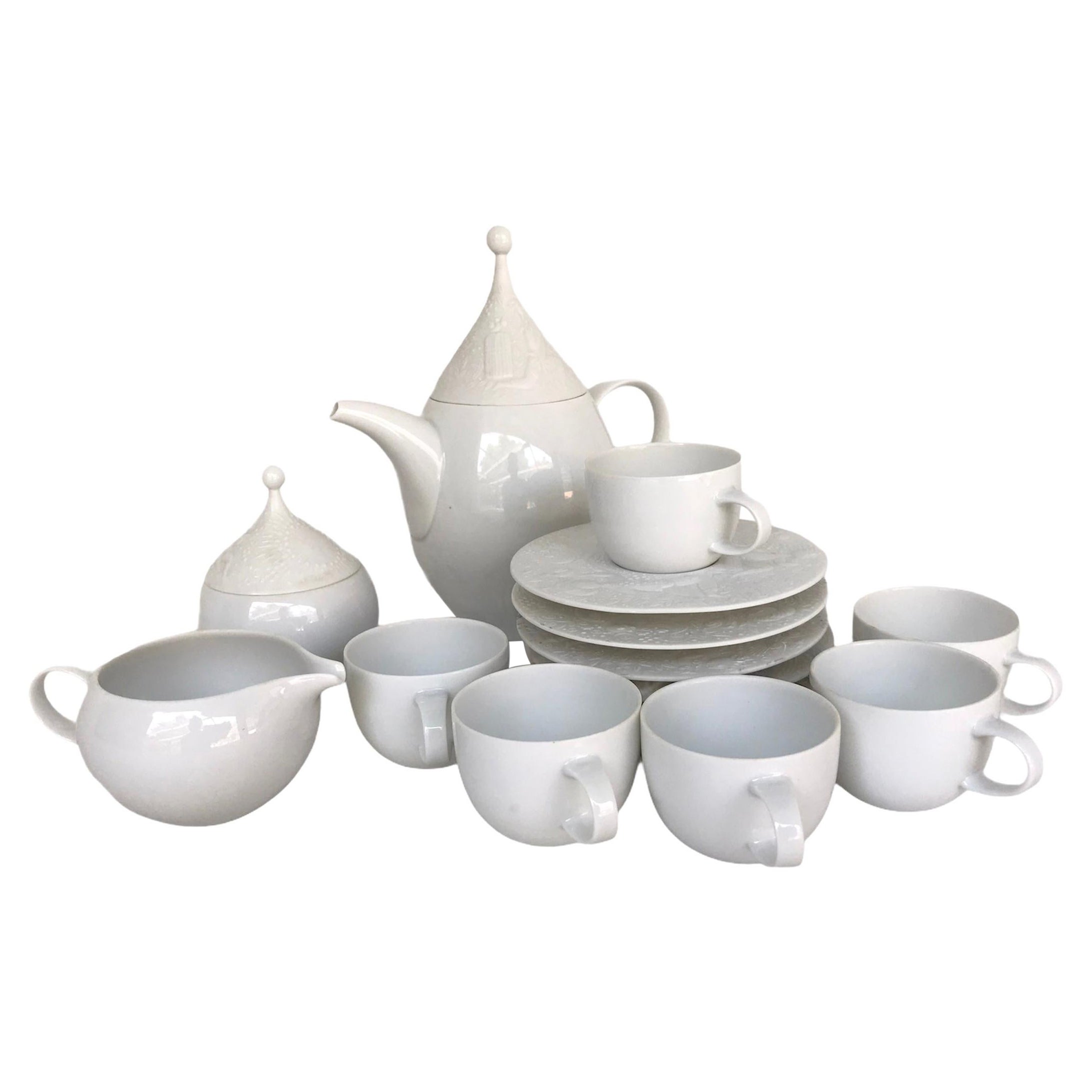 Die Zauberflötte il Flauto Magico Bjørn Wiinblad per Rosenthal Espresso Set
