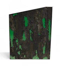 Used "Ajusco" by Diego Anaya, green concrete sculptural art piece - 1stdibs New York