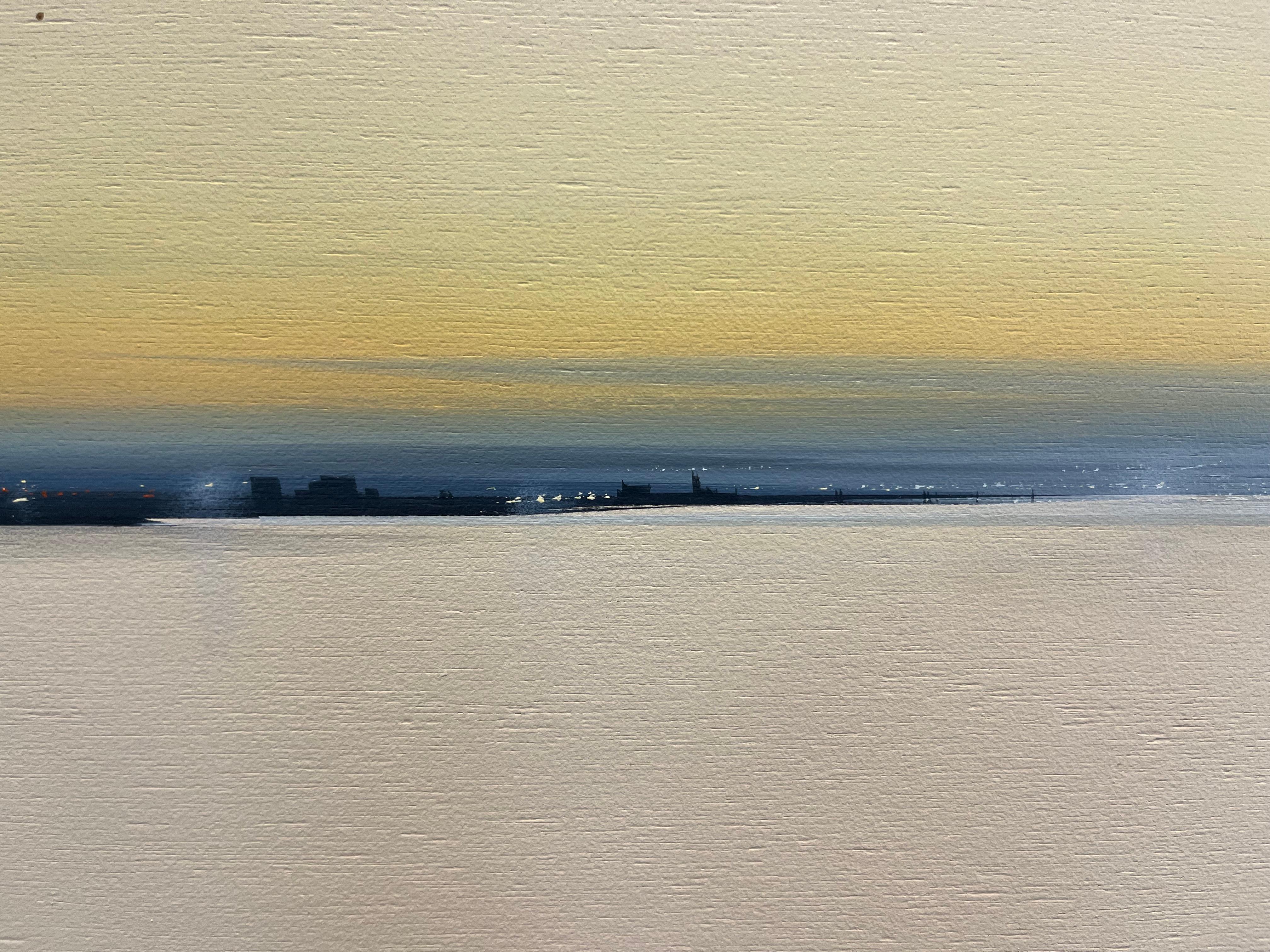 lo tangible de la image (Beige), Landscape Painting, von Diego Benéitez