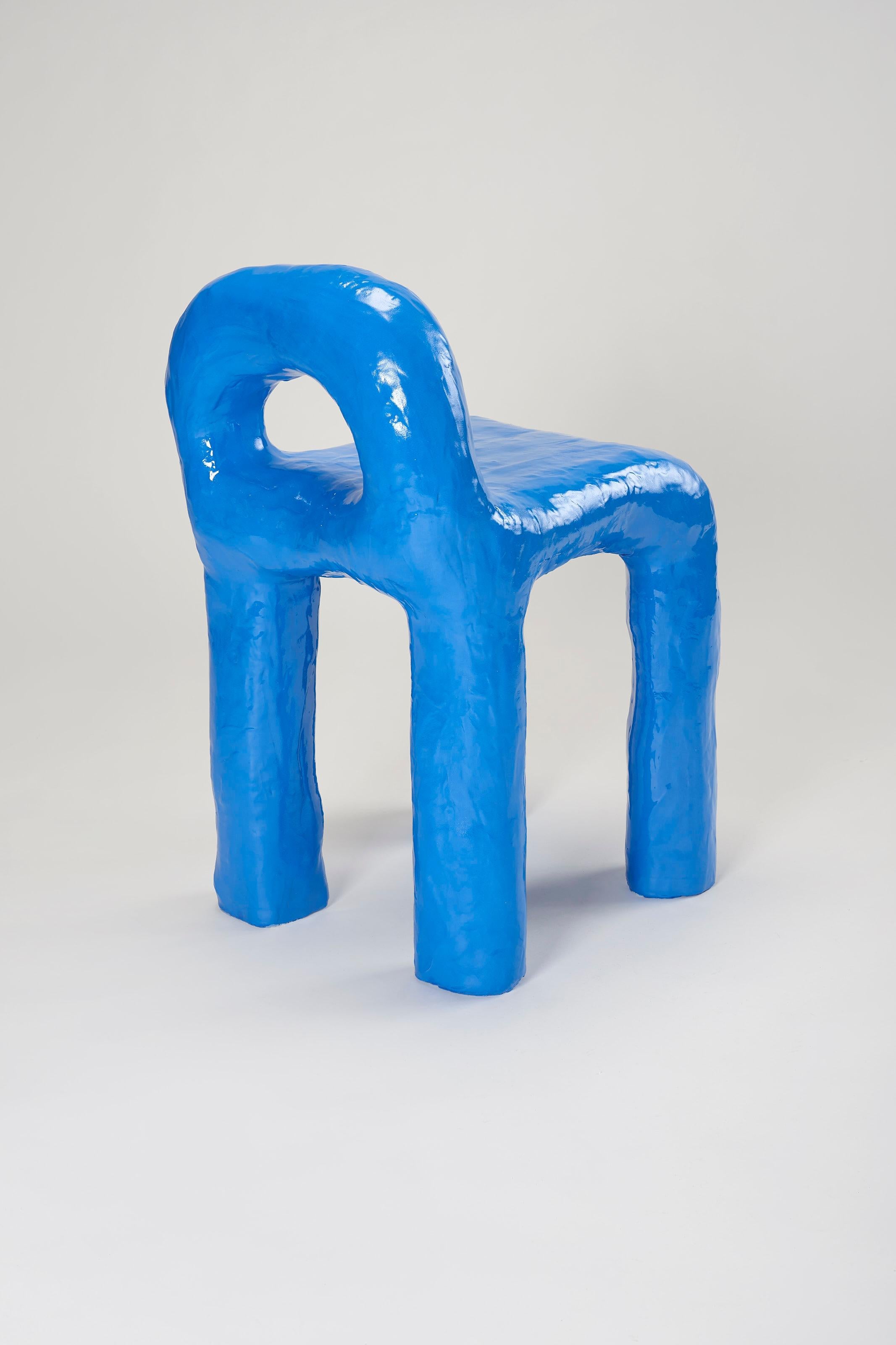 Dutch Diego Dough Stool Made in 643 Minutes by Diego Faivre Minute Manufacture Designs For Sale