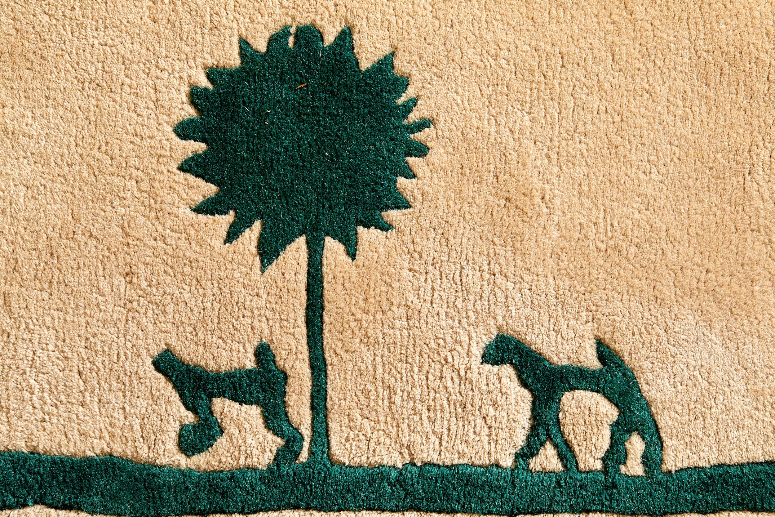 Diego Giacometti (1905)1985), La Promenade ses Amis carpet, circa 1958. 3