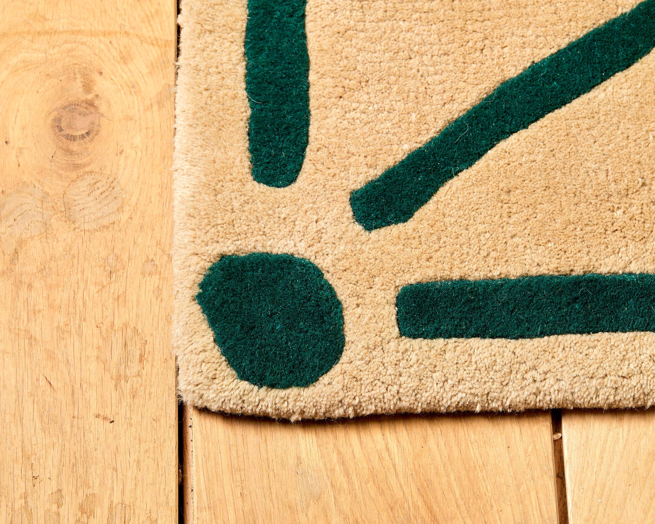 Mid-20th Century Diego Giacometti (1905)1985), La Promenade ses Amis carpet, circa 1958.
