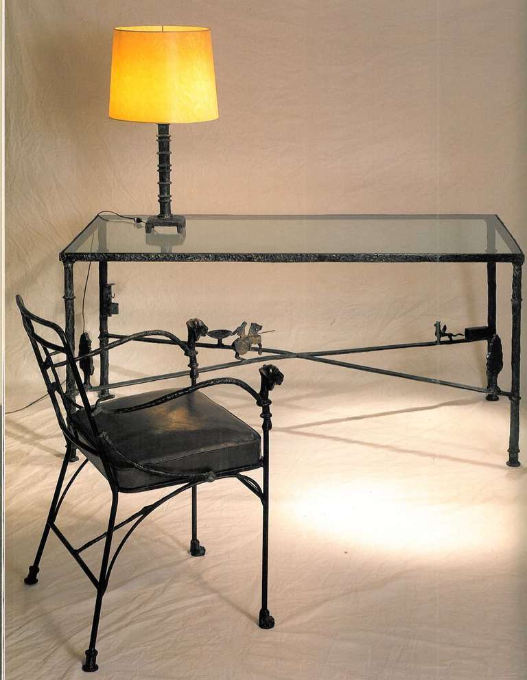 A very good hardback book about the life and work of Diego Giacometti and the works that he did in collaboration with his brother Alberto - much of which was done for Jean-Michel Frank the famous Parisian designer. These included tables, lamps,