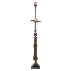 Diego Giacometti Manner Bronze Figural Table Lamp
