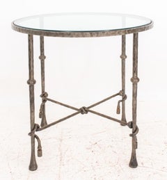 Diego Giacometti Manner Cast Iron Gueridon Table
