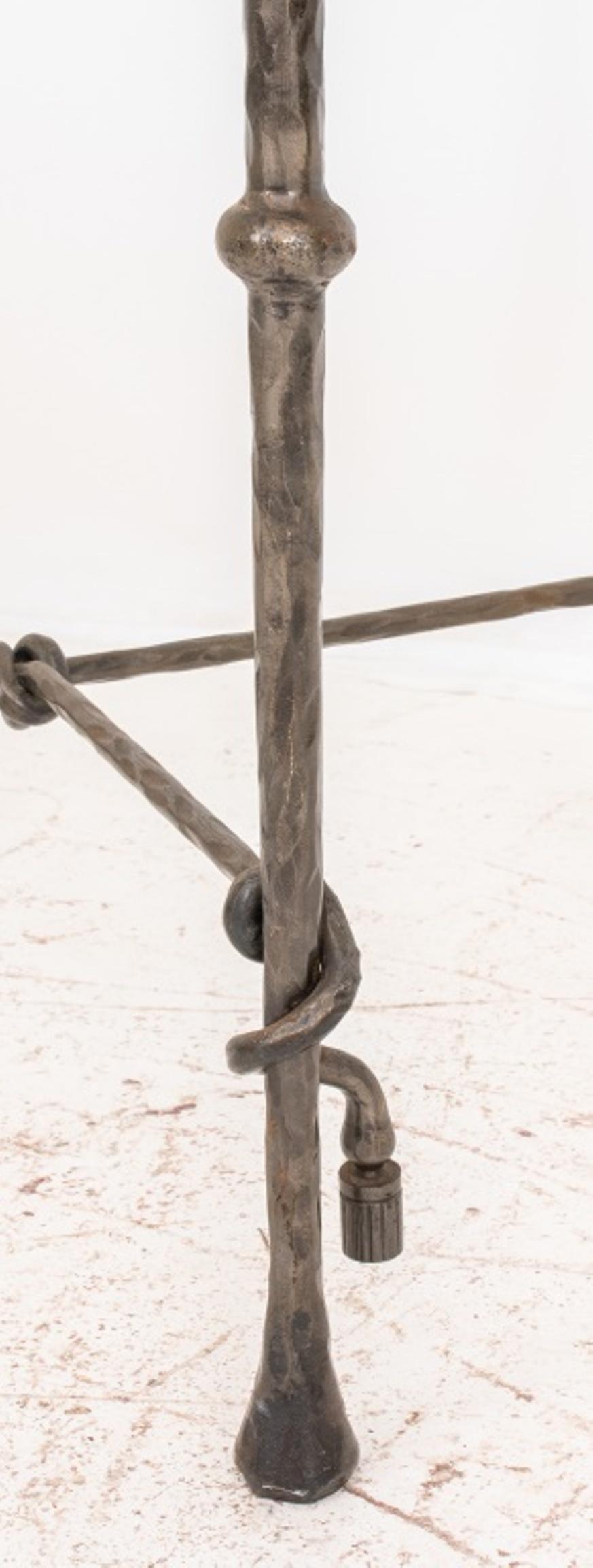 Diego Giacometti Manner Cast Iron Gueridon Table In Good Condition In Astoria, NY