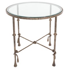 Diego Giacometti Manner Cast Iron Gueridon Table
