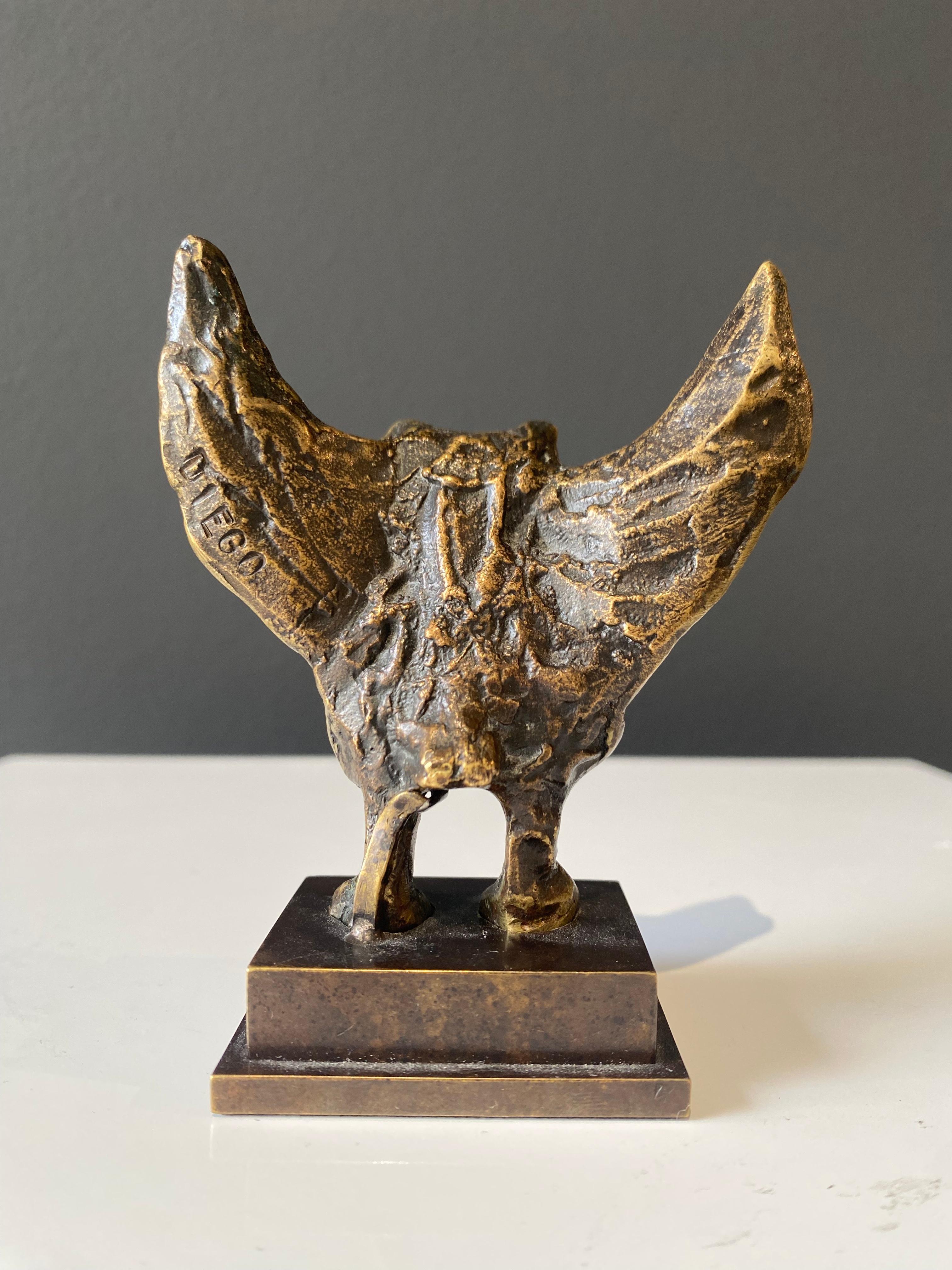 Chauve souris aux ailes déployées, Giacometti, animal, Bronze, sculpture, design 1