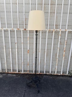 Diego Giacometti Style Bronze Floor Lamp