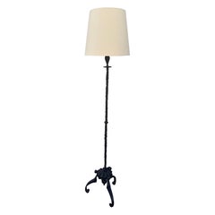 Diego Giacometti Style Bronze Floor Lamp