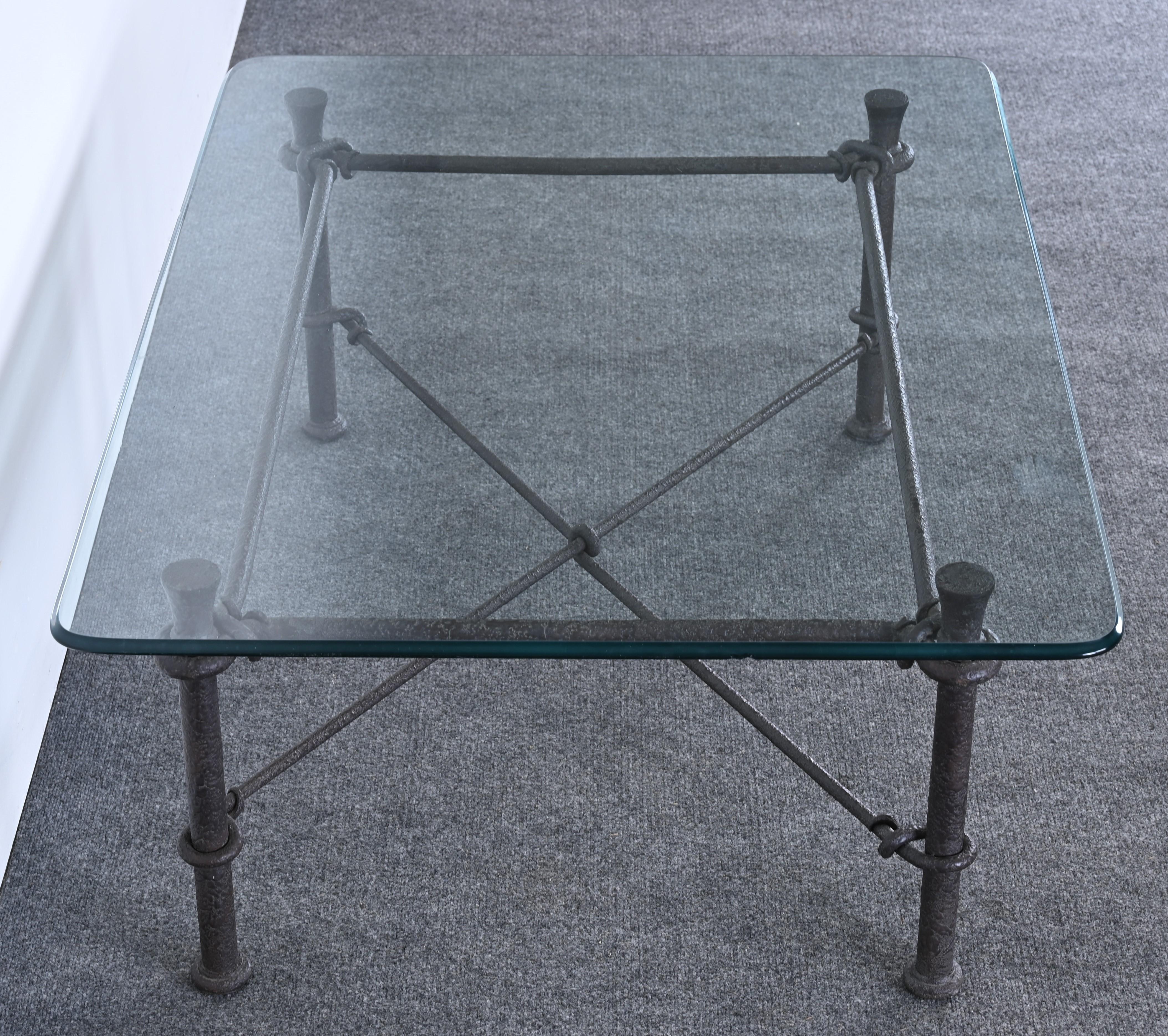 Diego Giacometti Style Coffee Table, 1980s 2