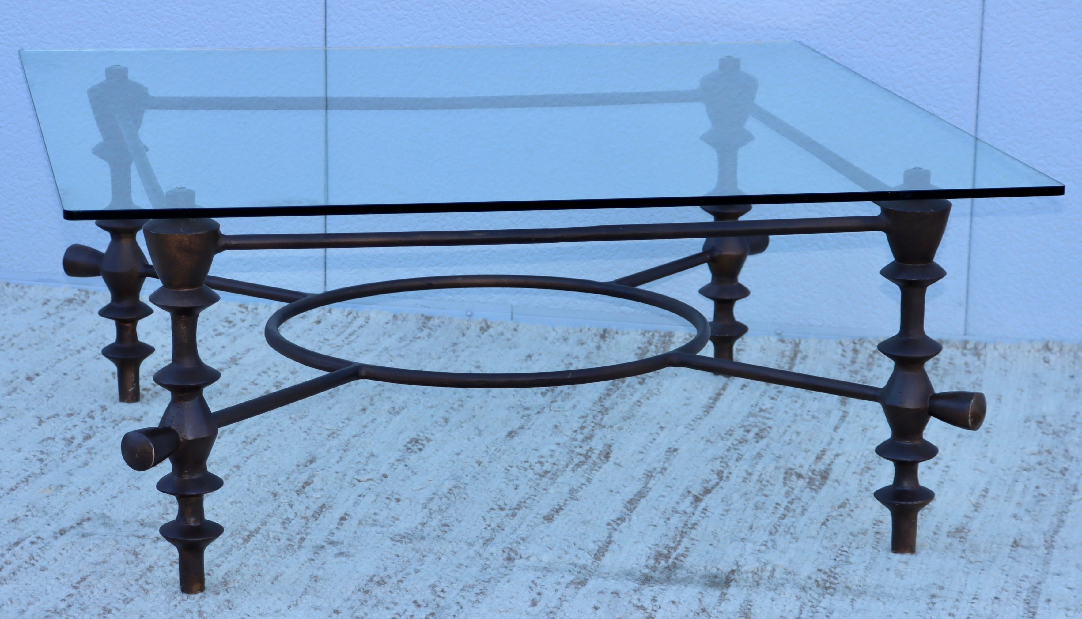 Grande table basse de style Diego Giacometti en vente 5