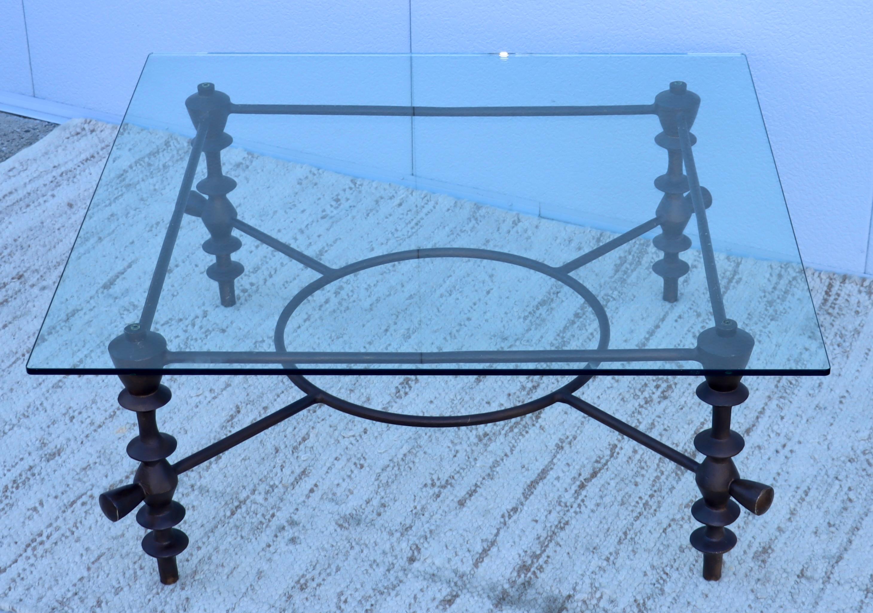 Diego Giacometti Style Large Coffee Table For Sale 3