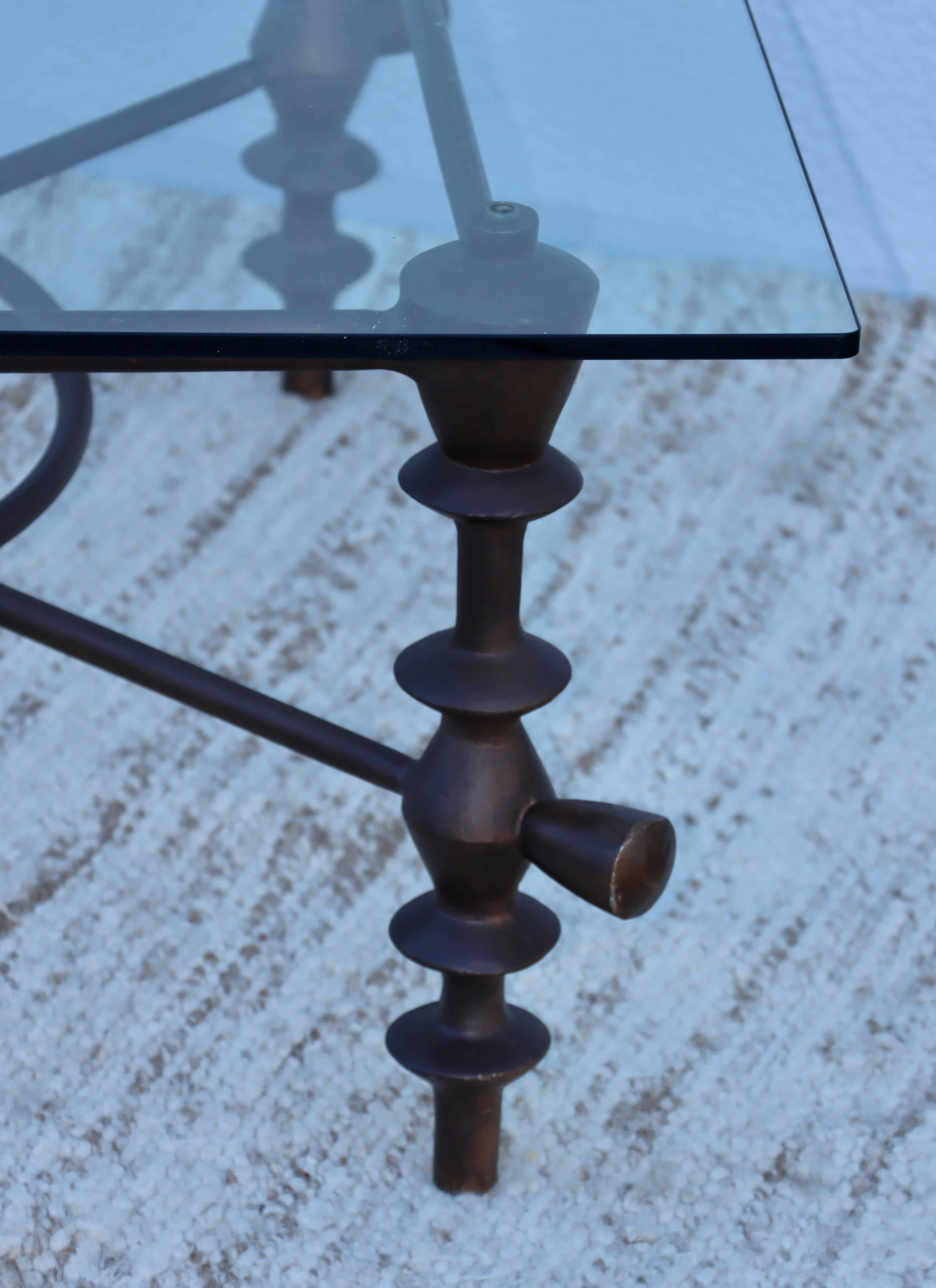Grande table basse de style Diego Giacometti en vente 7