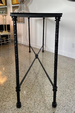 Diego Giacometti Style Wrought Iron Console Table