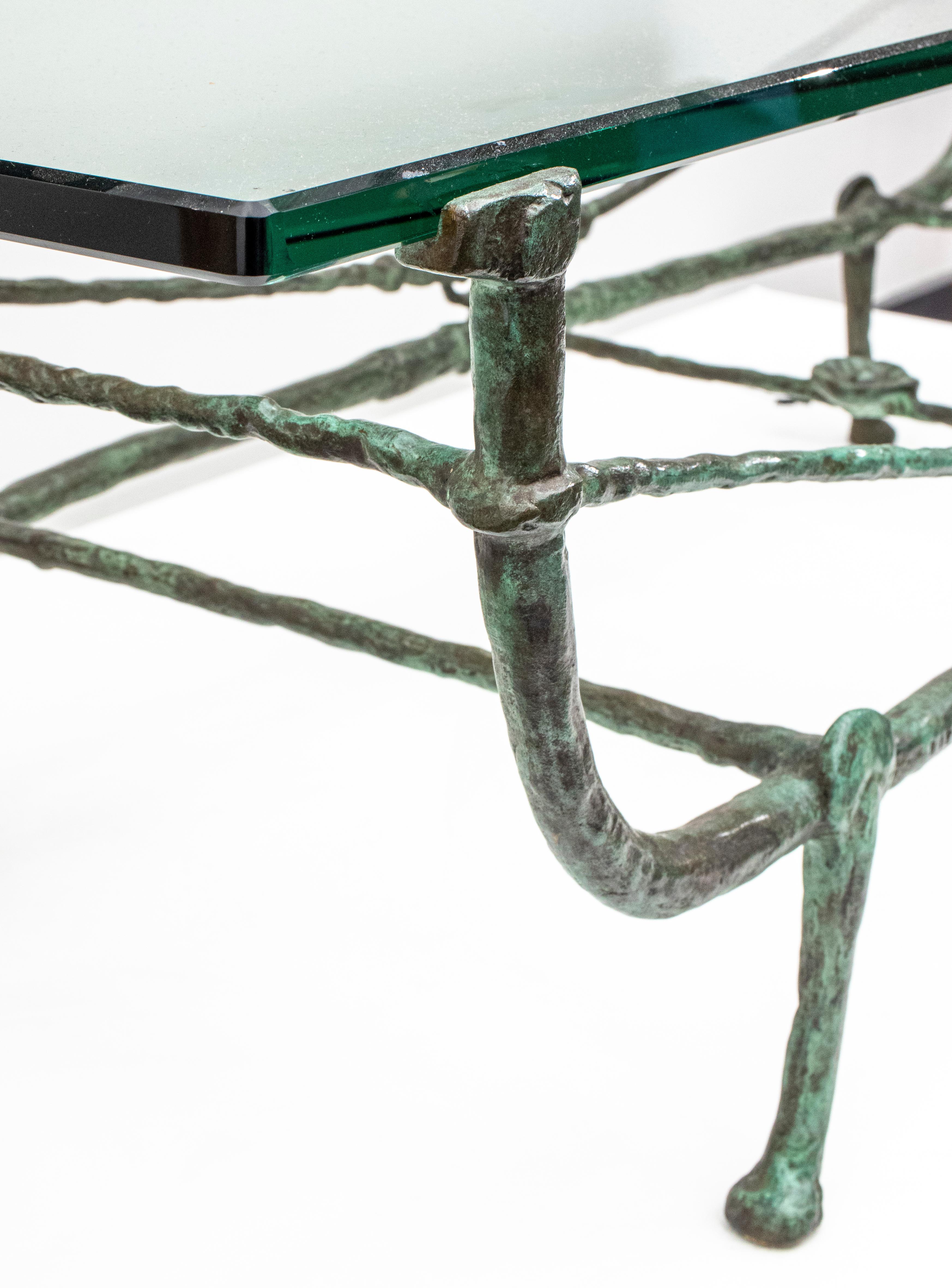 Bronze Diego Giacometti 'Table Berceau' Seconde Version