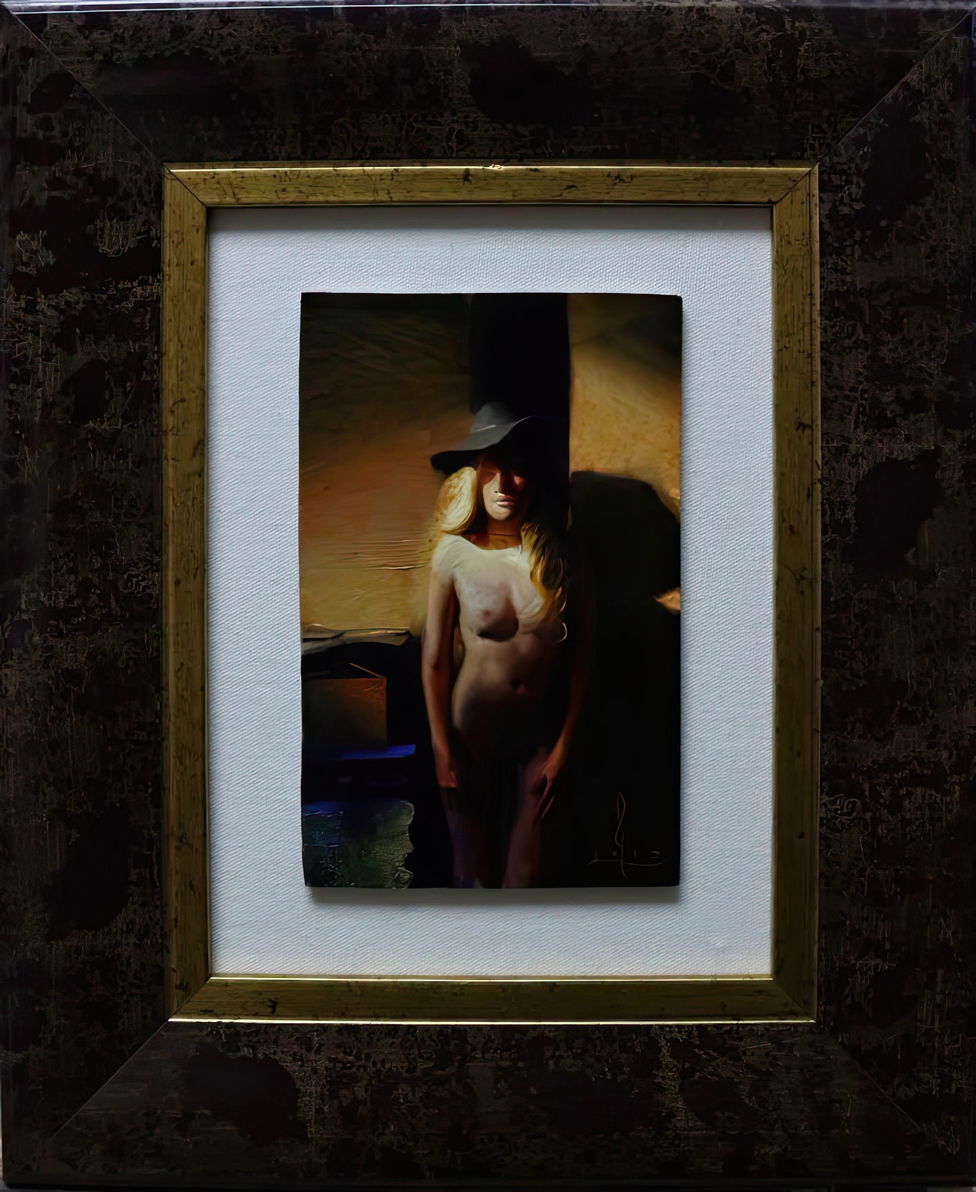 Diego Glazer Figurative Painting - "Dusk" Oil Painting