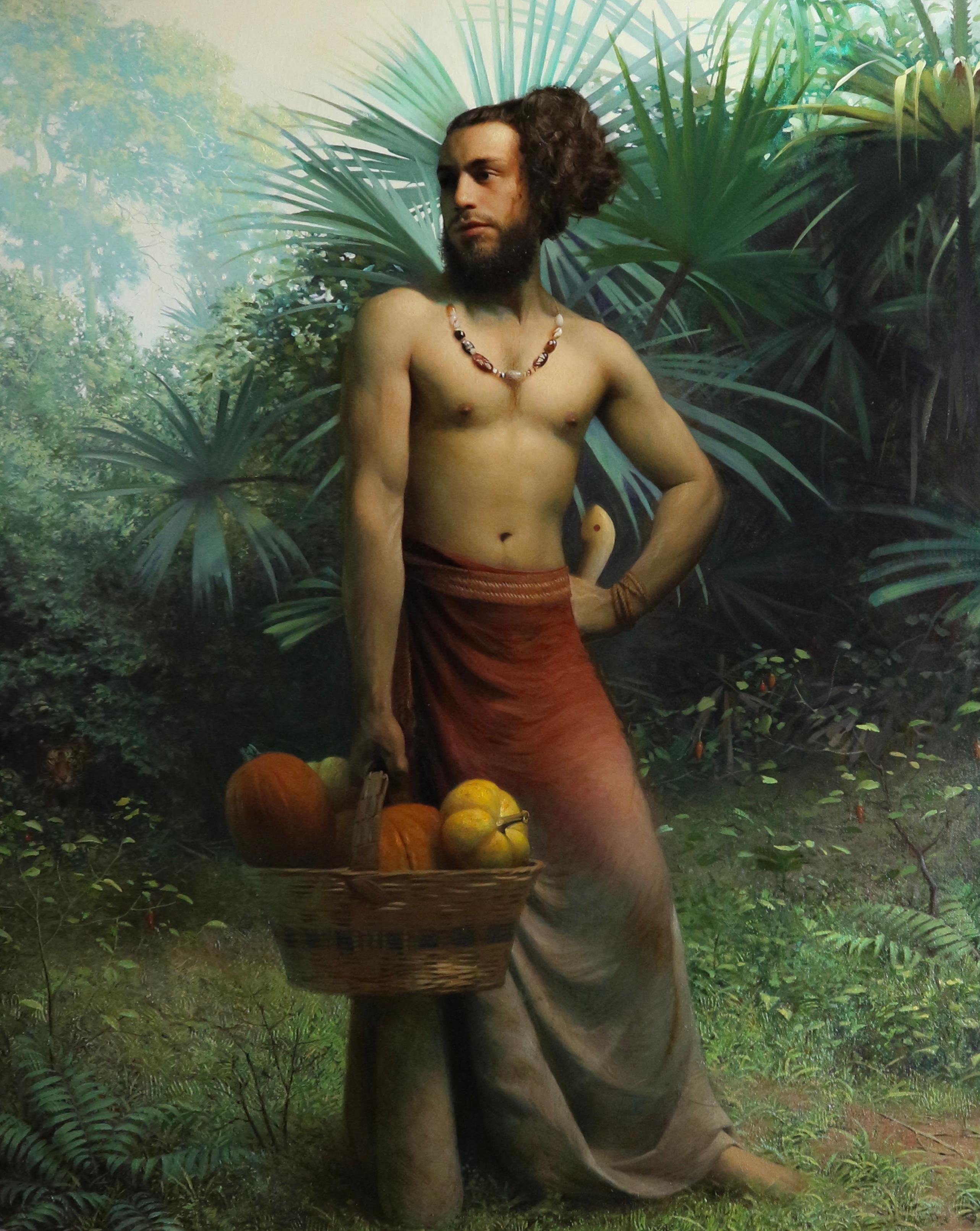 "Hunter and Gatherer, "  Oil Painting
