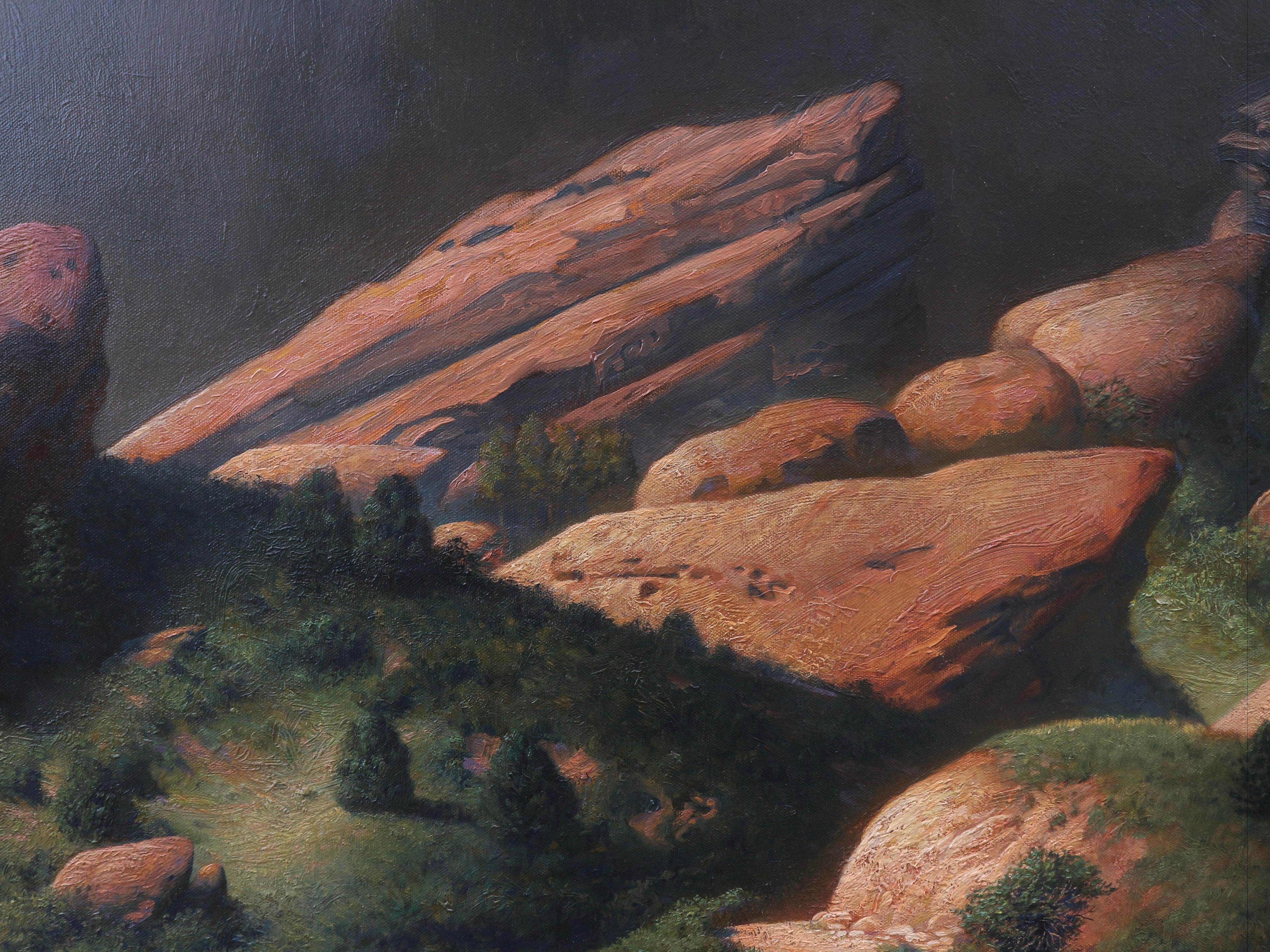 „Land der Fülle“, Ölgemälde (Fotorealismus), Painting, von Diego Glazer