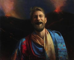 "Pintura al óleo "Furia