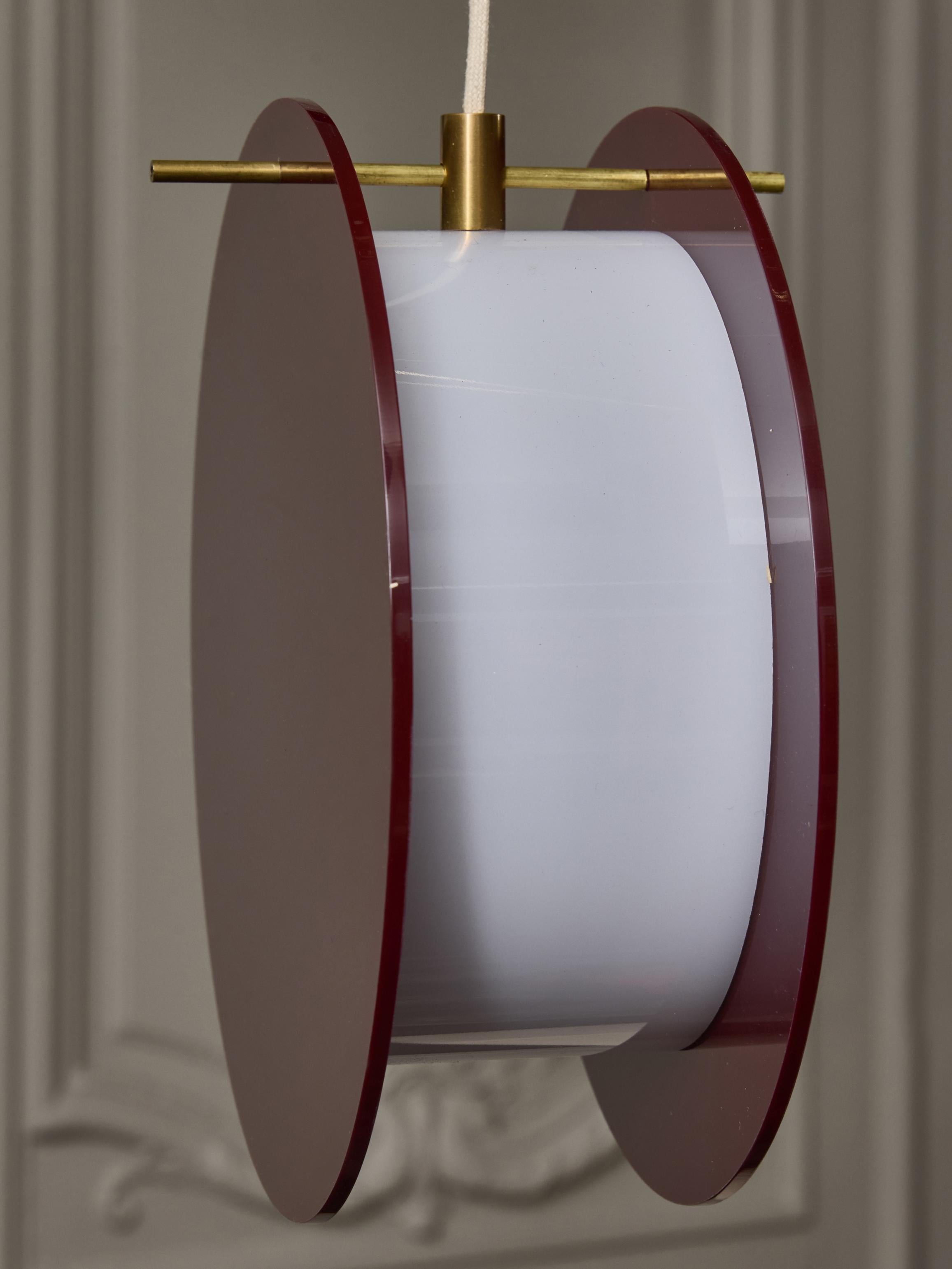 Italian Diego Mardegan Nineteen Lights Large Plexi Chandelier For Sale