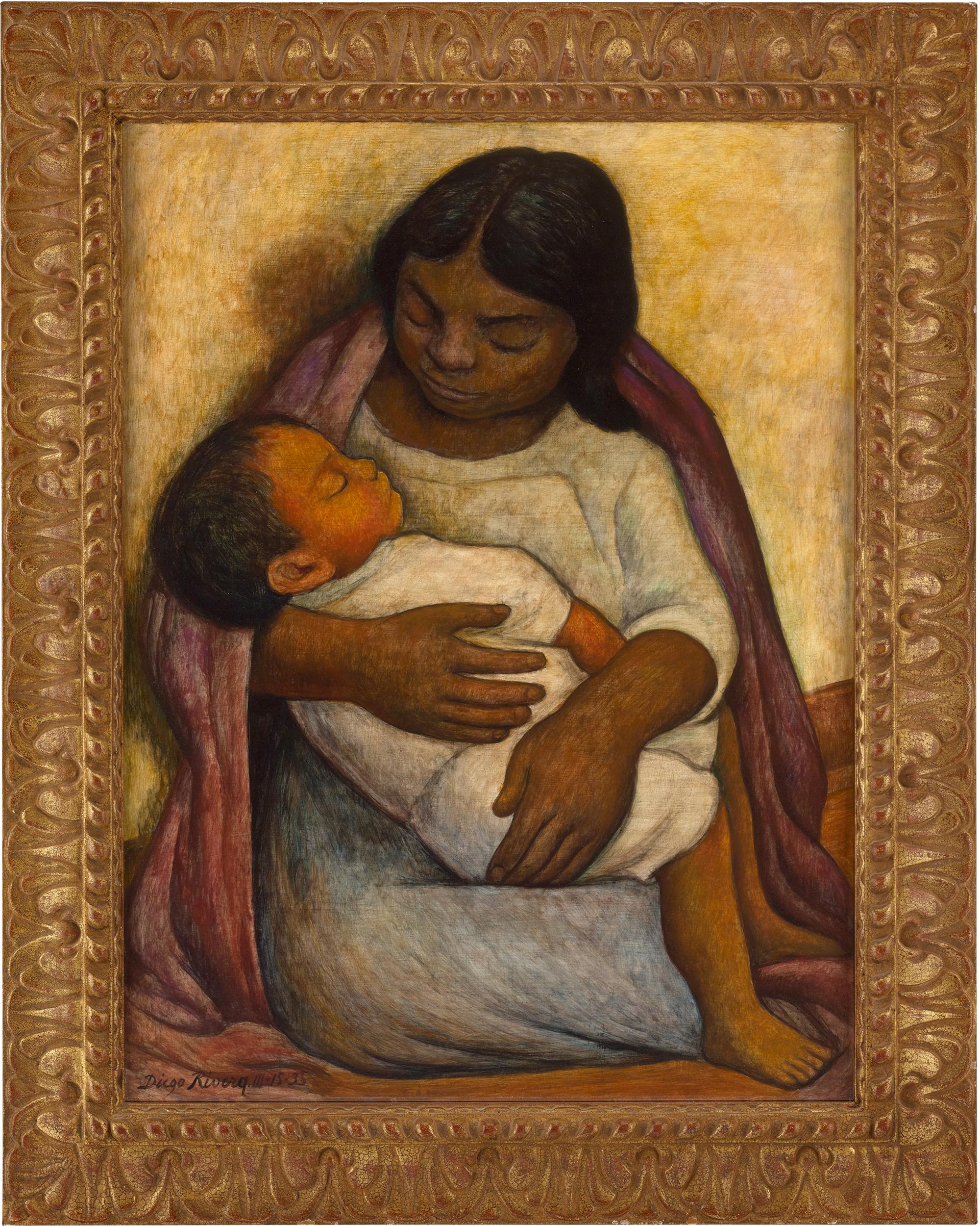 Delfina y Dimas di Diego Rivera 1