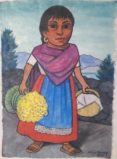 Mexican Girl Returning from the Market