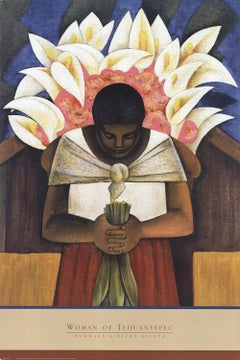 1998 After Diego Rivera 'Woman of Tehuantepec' Modernism Switzerland 