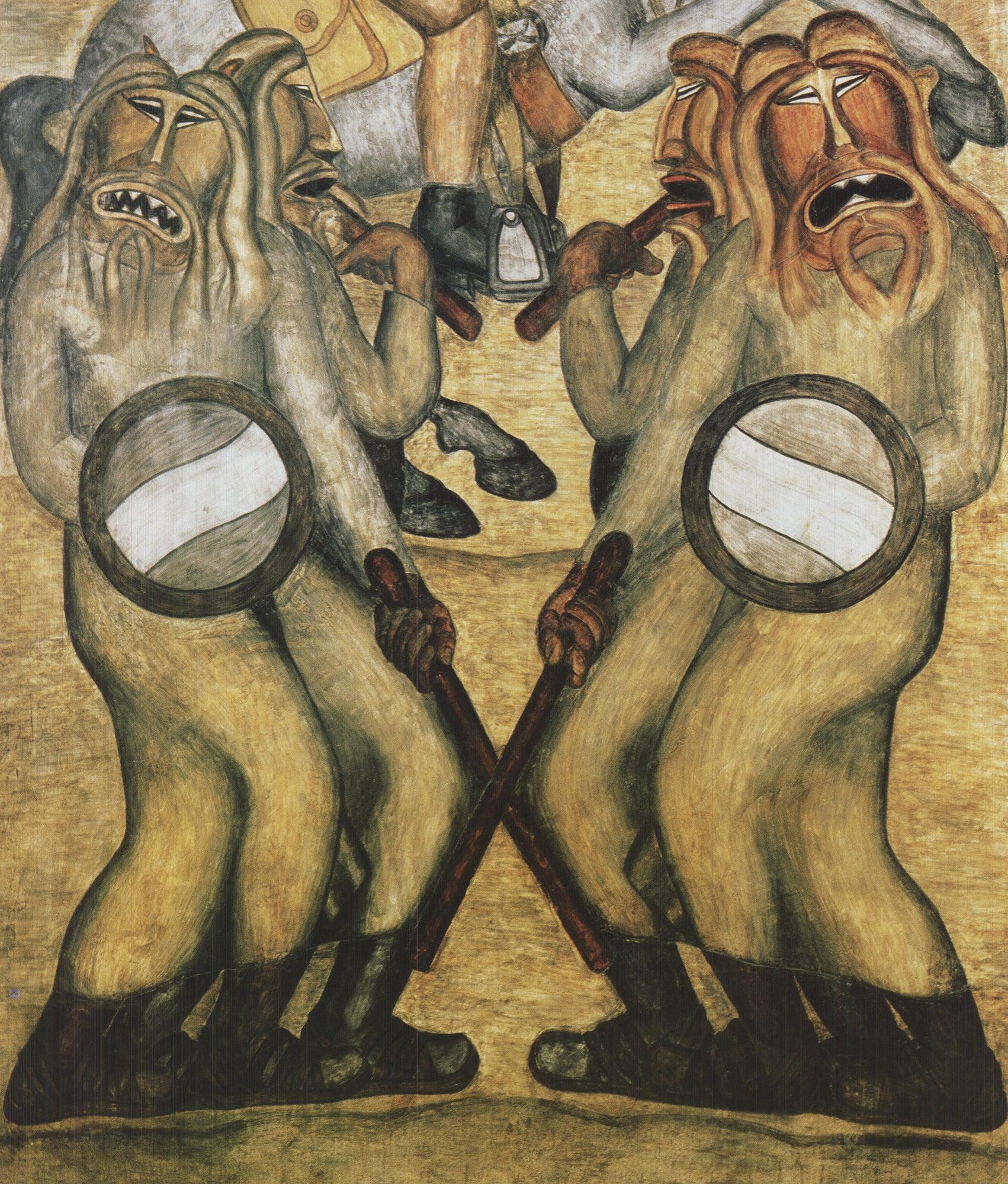 Diego Rivera Battle Dance 1995- en vente 2