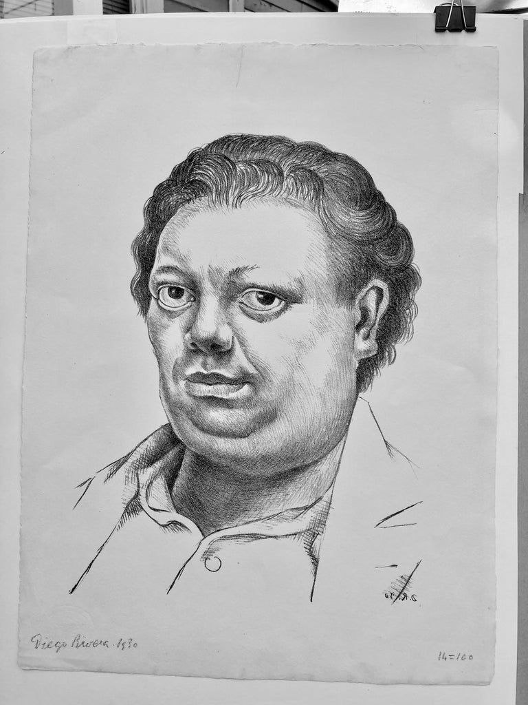 Diego Rivera SELF PORTRAIT / AUTORETRATO For Sale at 1stDibs