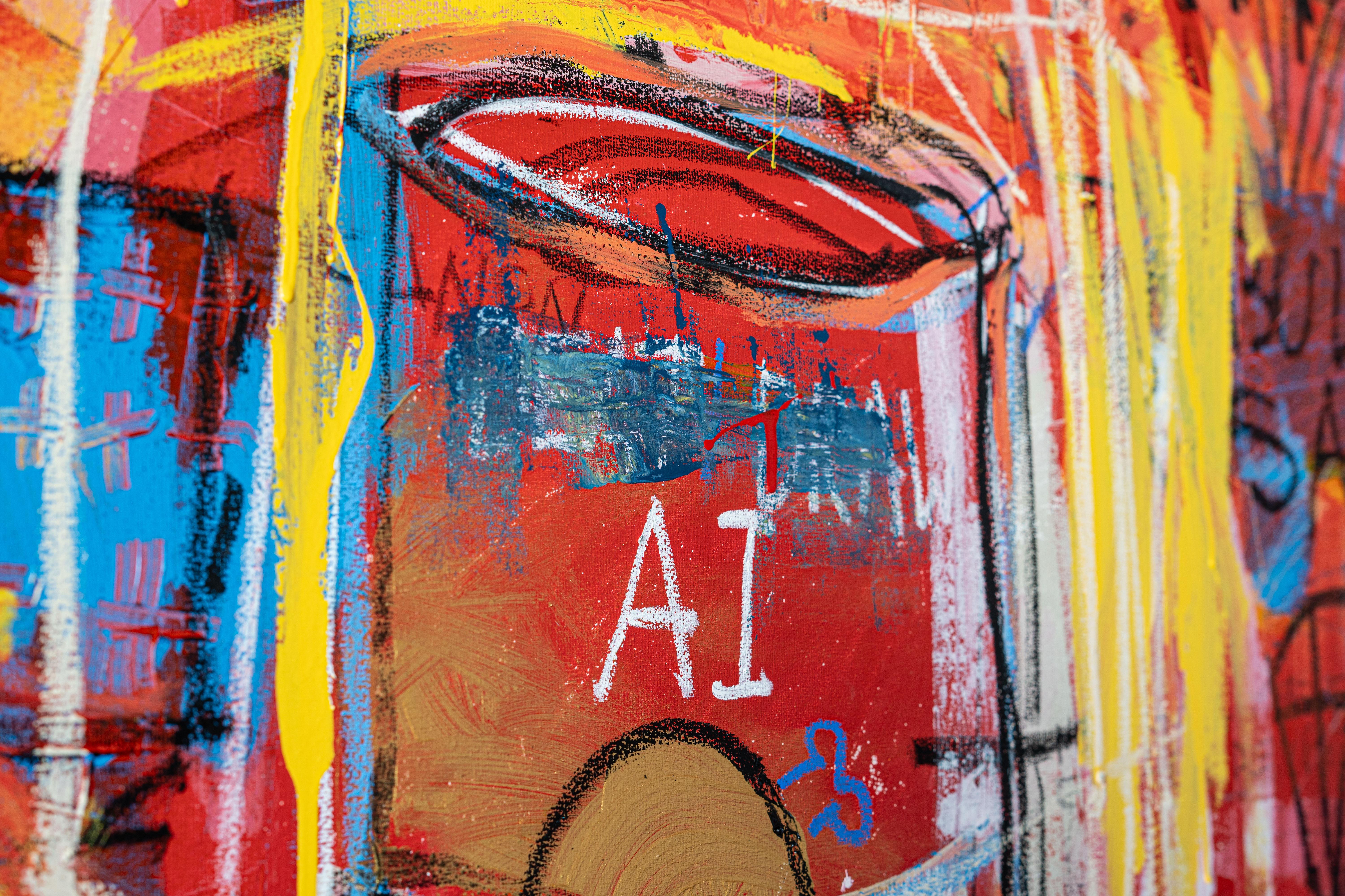 AI Sopa de realidad Arte callejero al estilo Basquiat 3