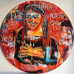 Mona Lisa Gioconda 2, Tag Street Art estilo basquiat