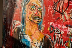 "Mona Lisa, Gioconda  - Étiquette : style basquiat