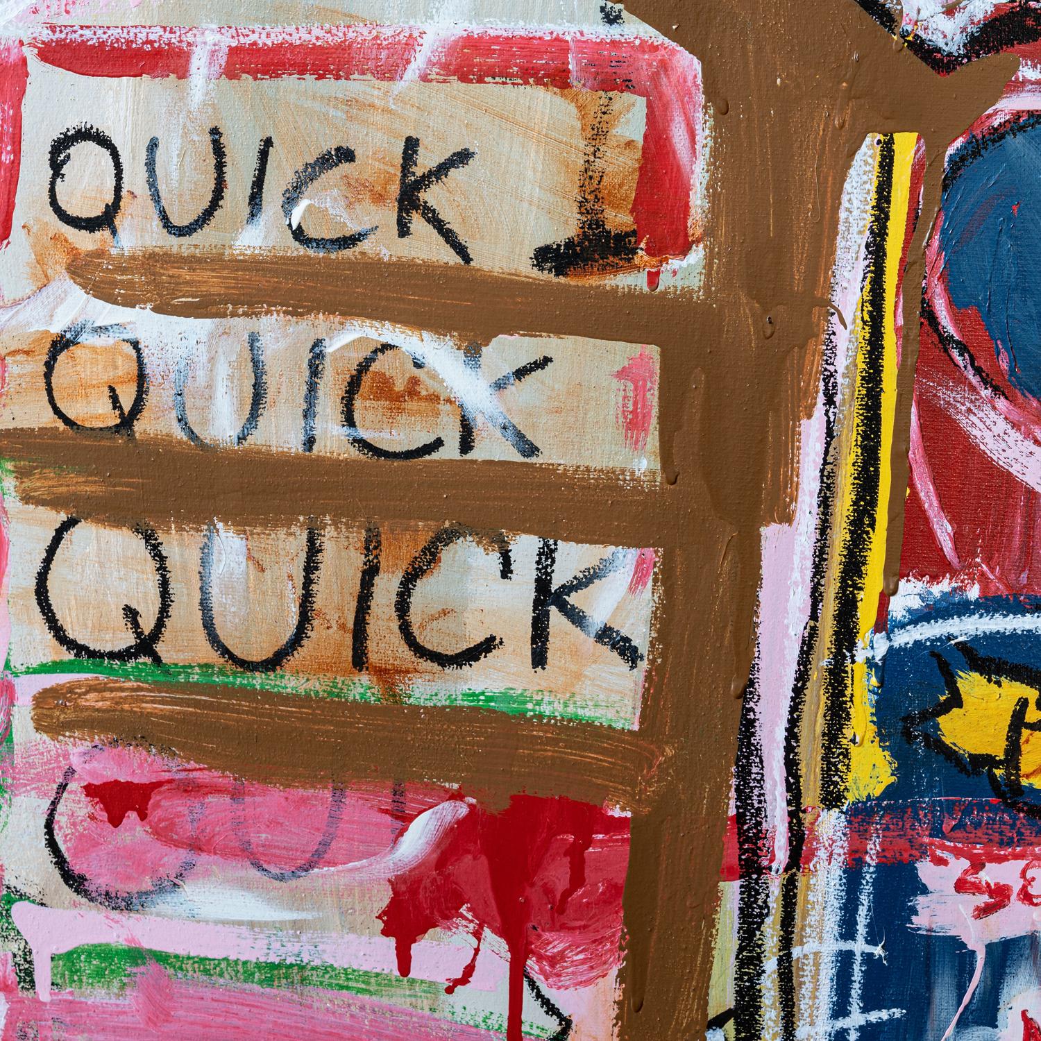 Quacchero  - Tag: stile basquiat - Painting Street Art di Diego Tirigall
