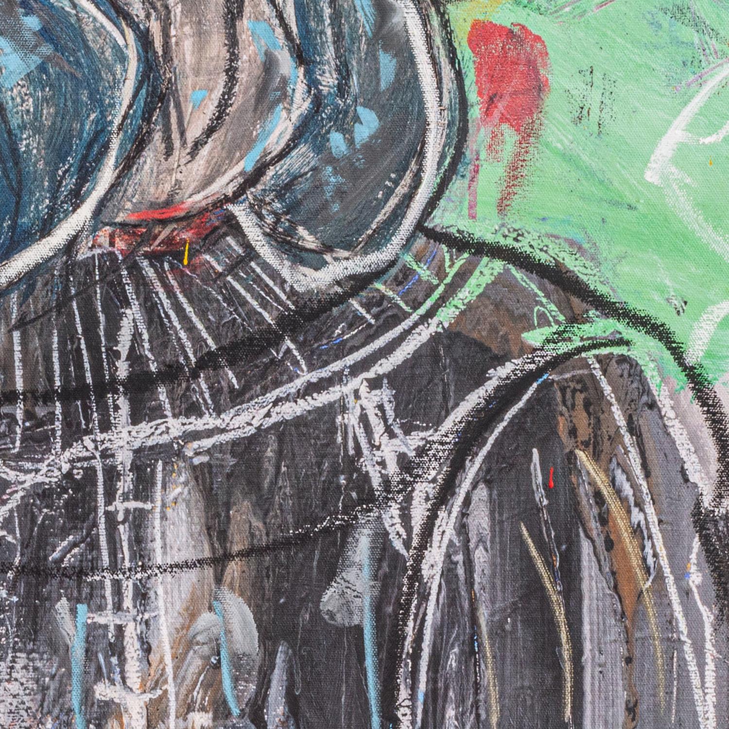Vincent Van Gogh, In fuga dalla pandemia. - Painting Street Art di Diego Tirigall