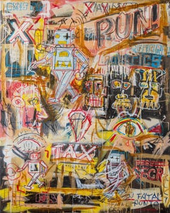 Vortex  Street Art Basquiat Style