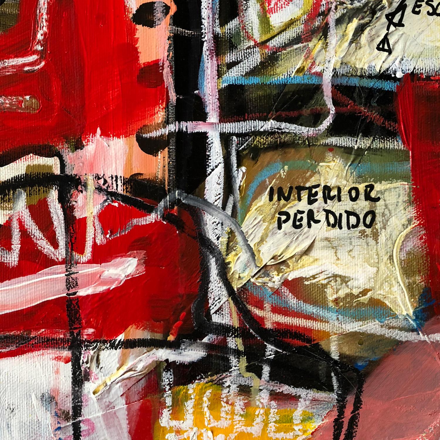 Zona cancellata: Stampa su tela impreziosita Serie. - Print Street Art di Diego Tirigall