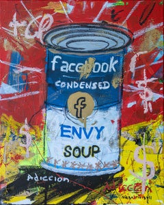 Préserves de soupe Envy : série d'impressions sur toile embellies