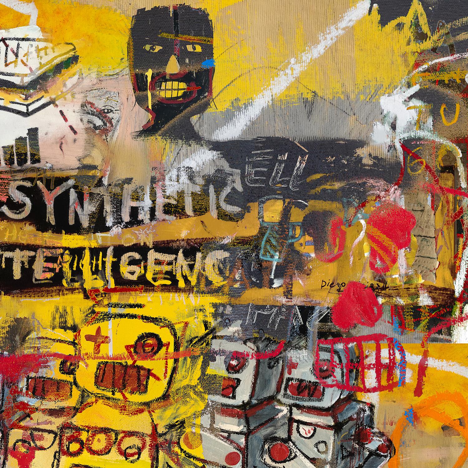 It's Just Voices: Embellished Canvas Print Series. 1