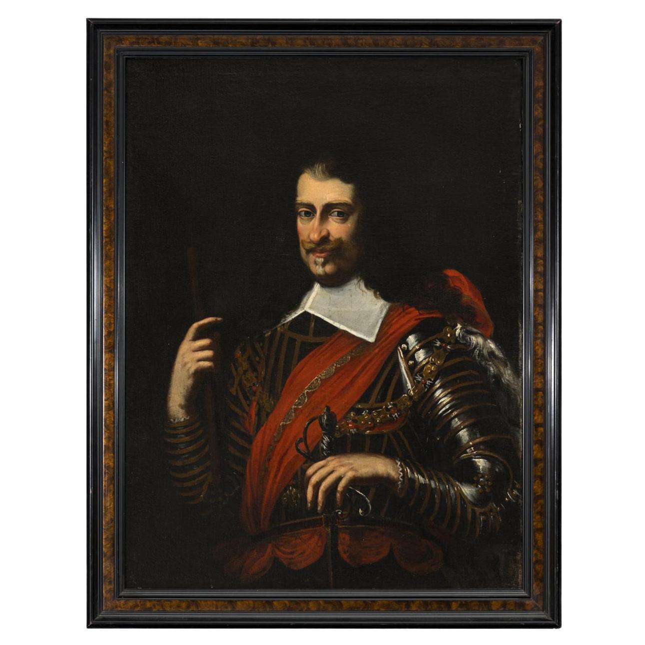 Diego Velázquez (Seville 1599 - Madrid 1660) circle of Portrait of a Leader 17th For Sale