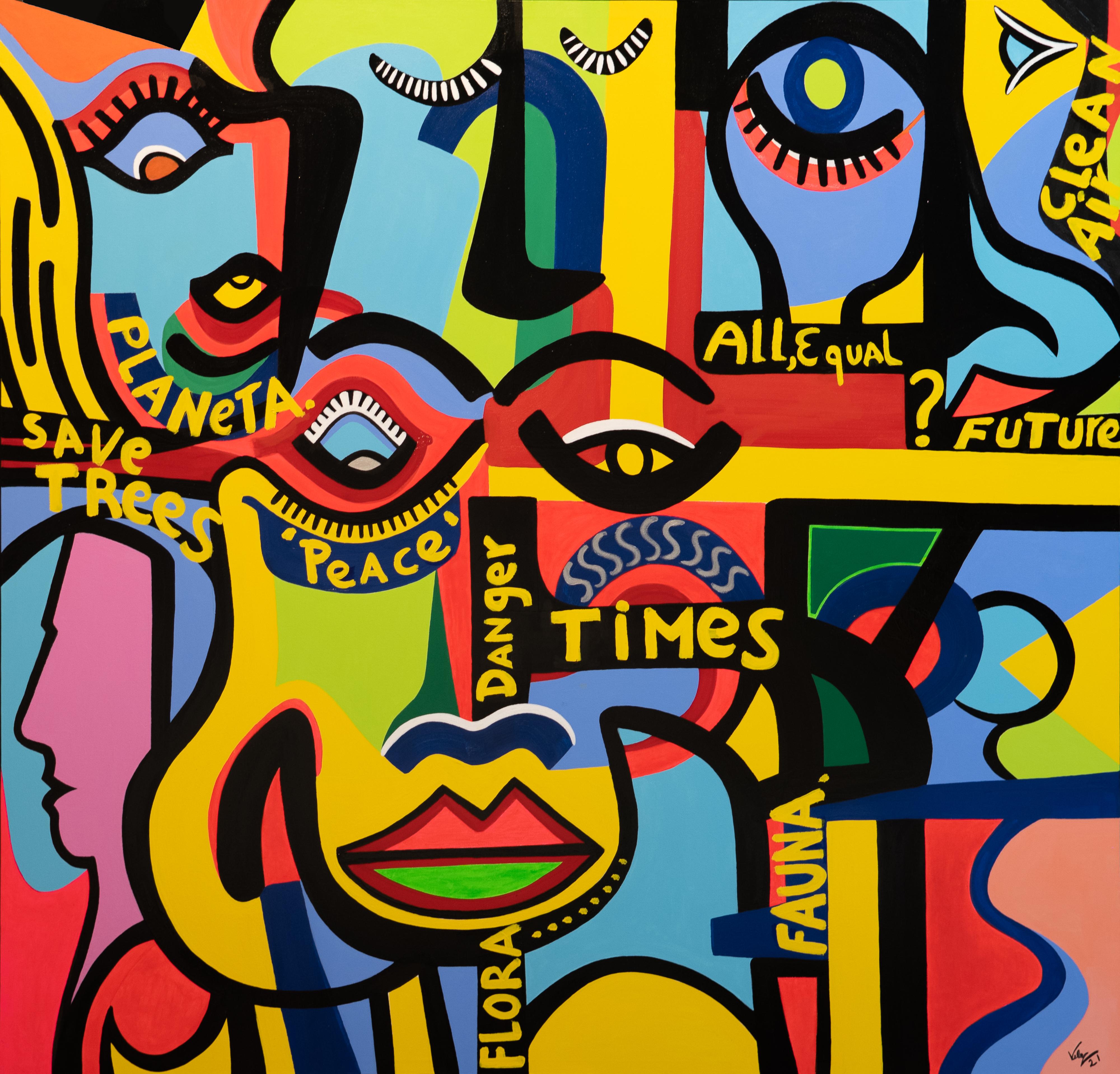 Sólo palabras - Mixed Media Art de Diego Velez