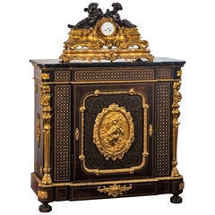 Diehl Cabinet Napoleon III and Boulle Style, France, 19th Century