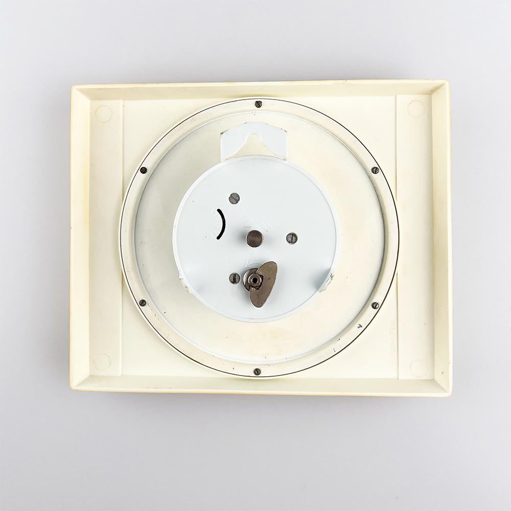 Glass Diehl Wall Clock, 1960's For Sale