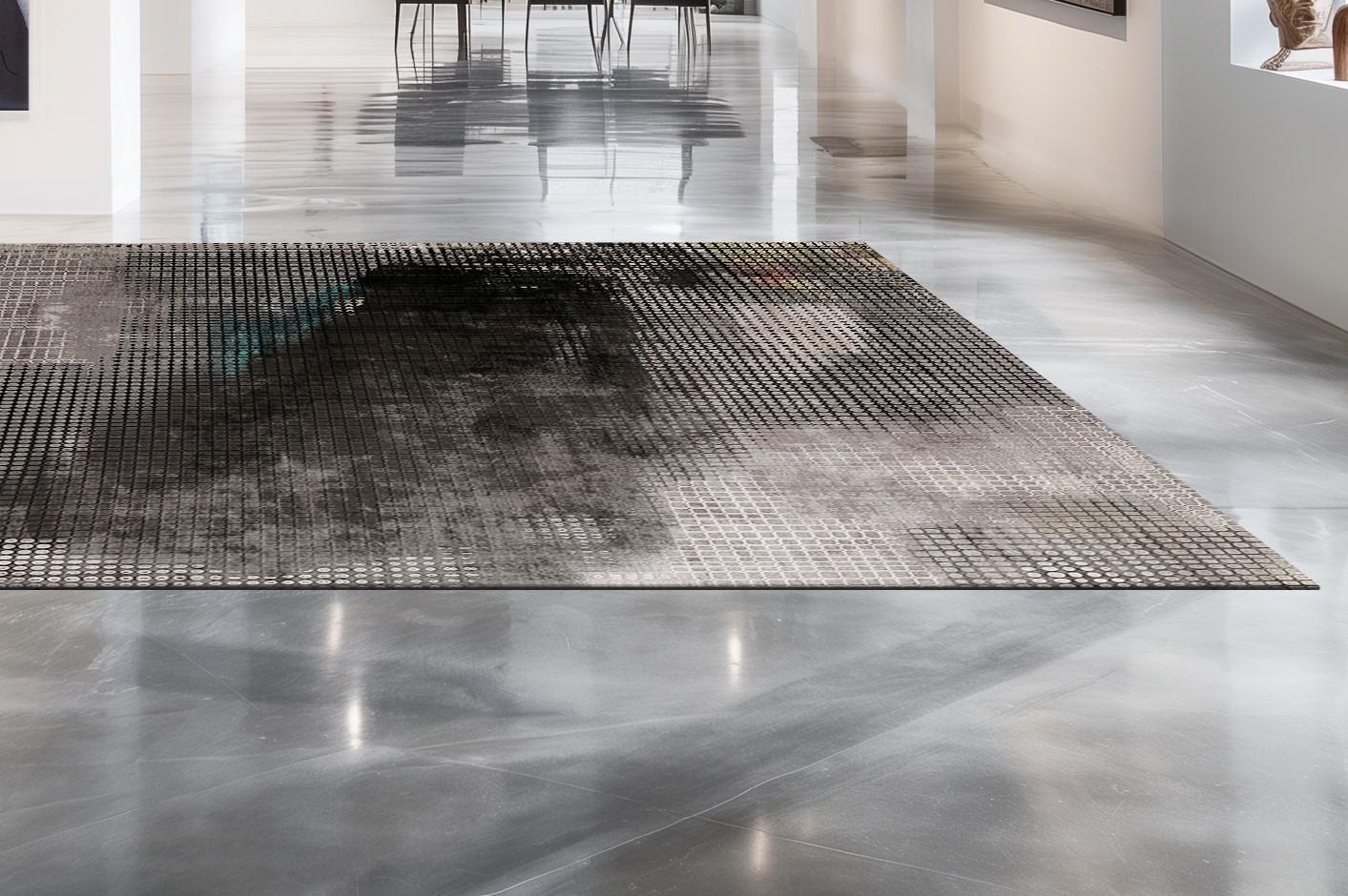 Postmoderne Dieppe, Le Dessin #27, Tapis de l'Atelier Bowie C.I.C. en vente