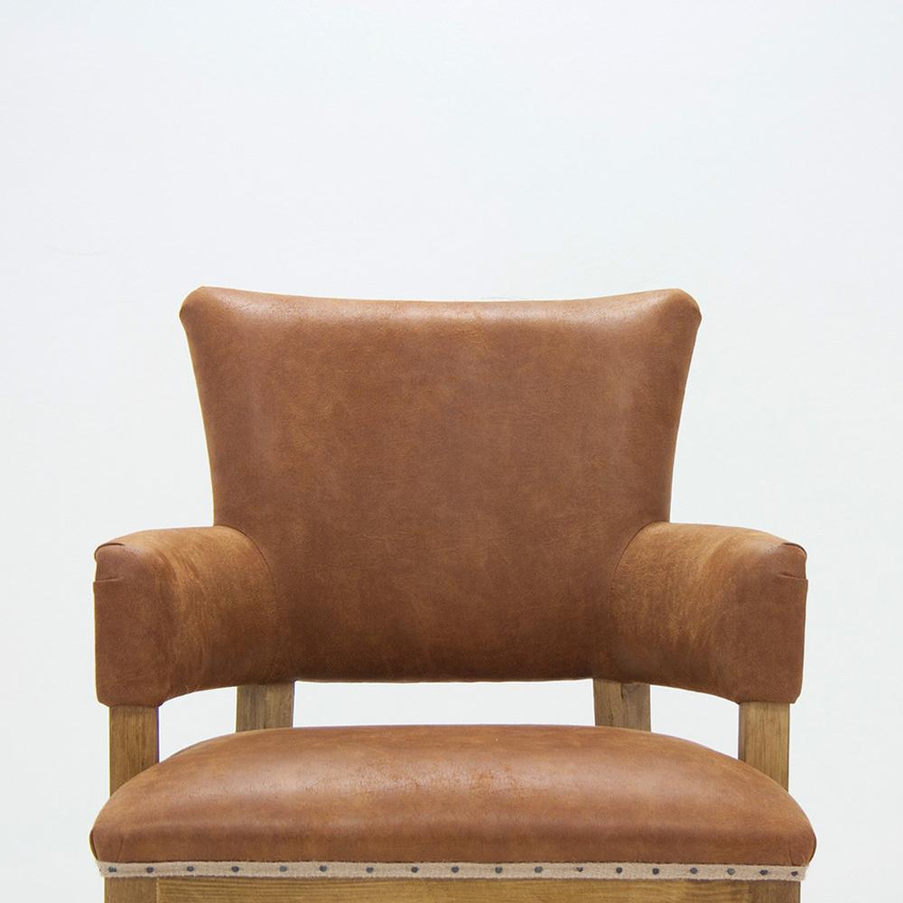 Diesel Brown Chair with Natural Genuine Leather In New Condition For Sale In Paris, FR